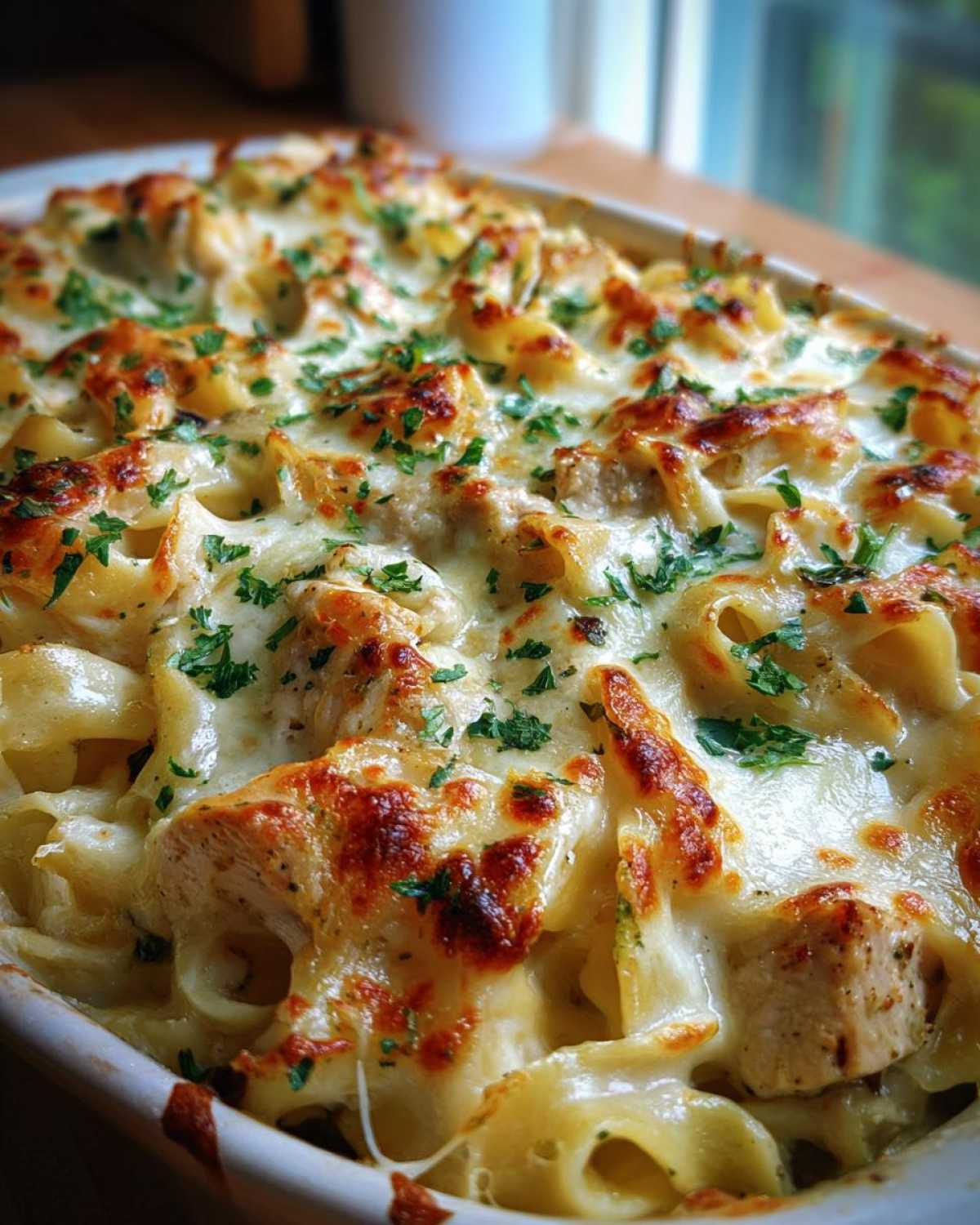 One-Pan Chicken Alfredo Pasta Bake - detail 2