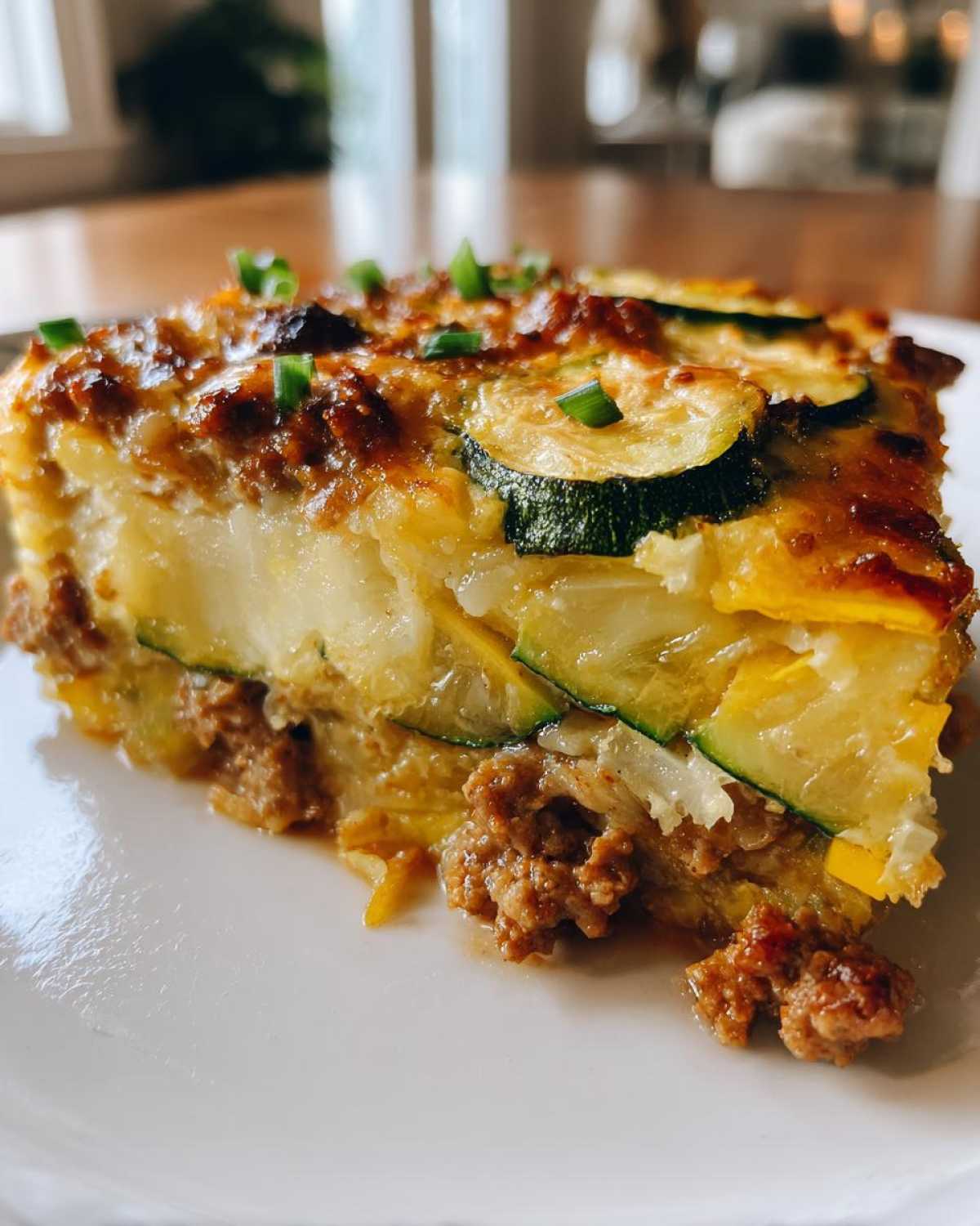 Paleo squash casserole - detail 2