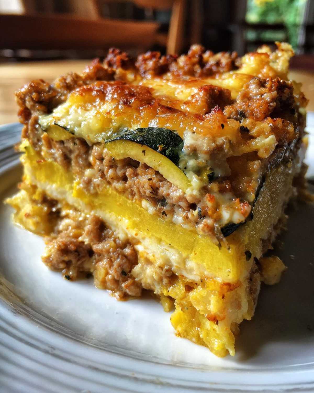 Paleo squash casserole - detail 4