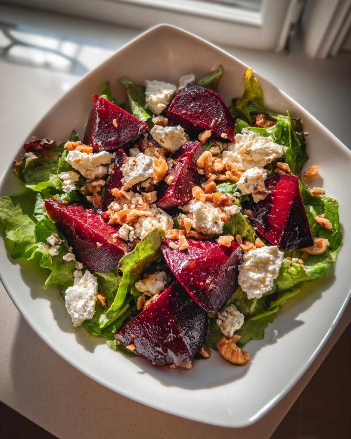 Roasted Beet and Goat Cheese Salad - detail 2