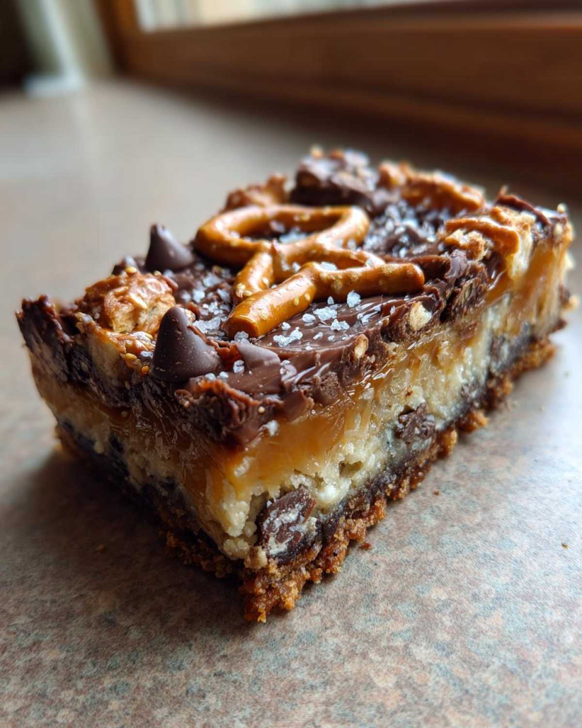 Salted Caramel Pretzel Magic Bars - detail 4