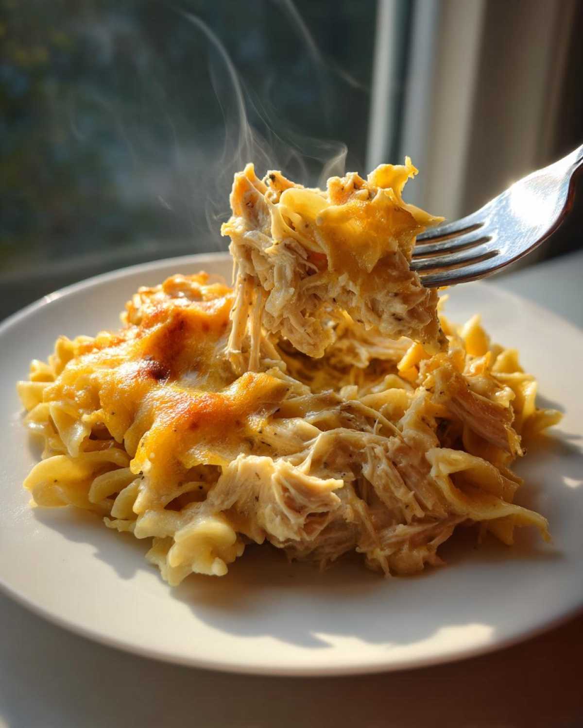 Slow cooker tuna noodle casserole - detail 4