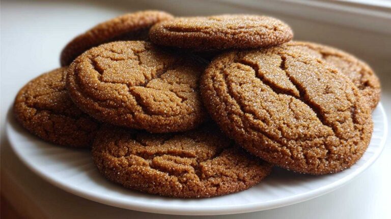 Soft and Chewy Gingerbread Cookies
