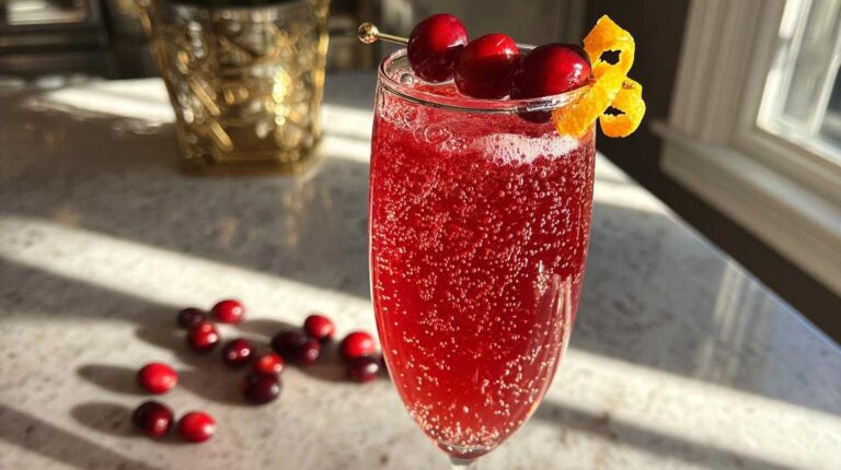 Sparkling Cranberry Mimosa
