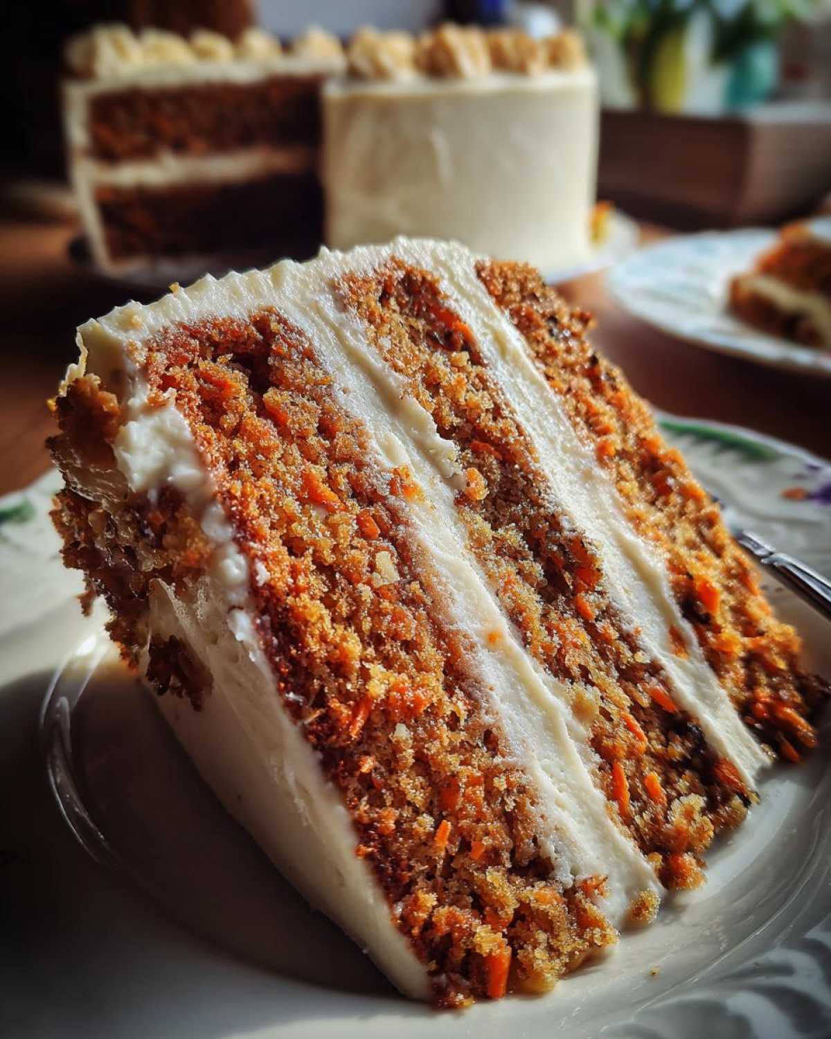 Spiced Carrot Cake with Cream Cheese Frosting - detail 1