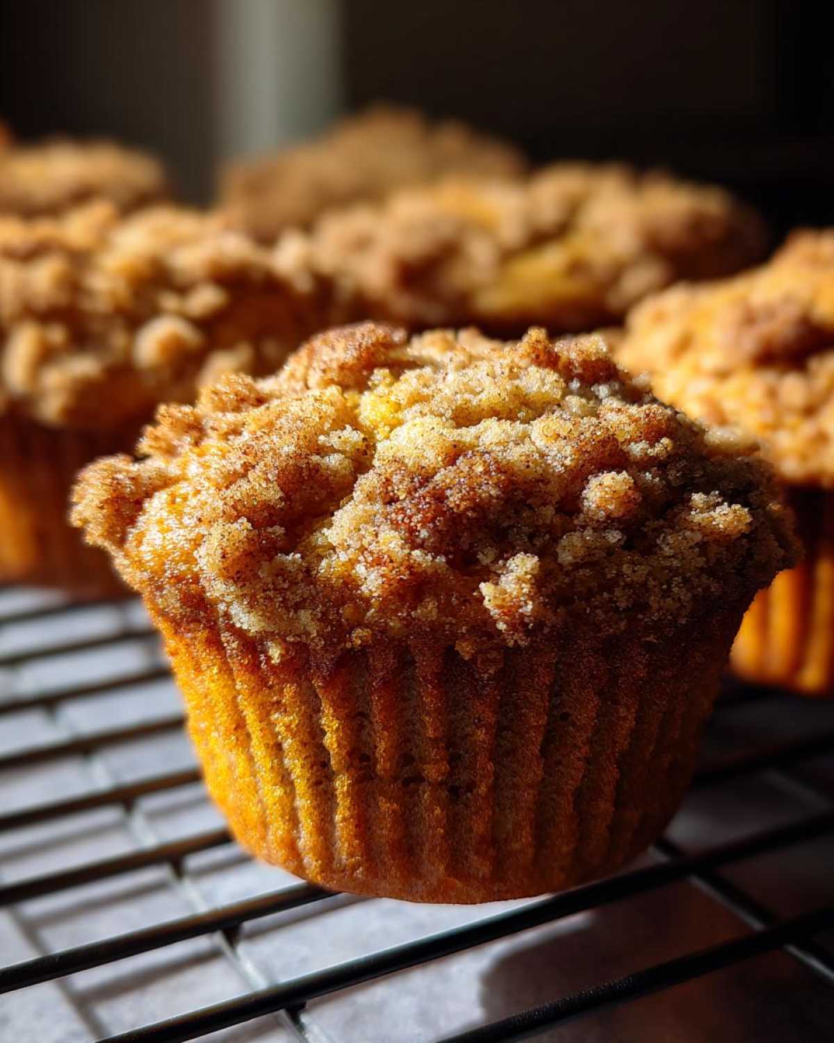 Spiced Pumpkin Streusel Muffins - detail 3