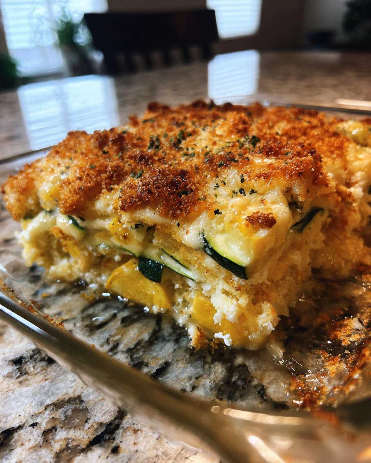 Summer squash casserole - detail 1