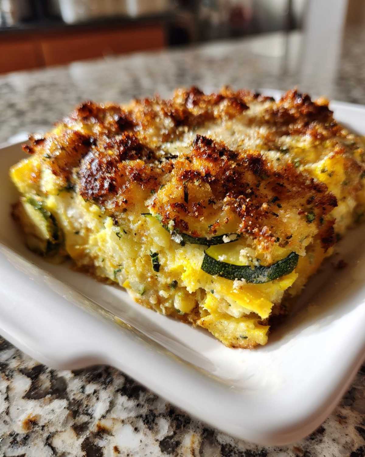 Summer squash casserole - detail 2