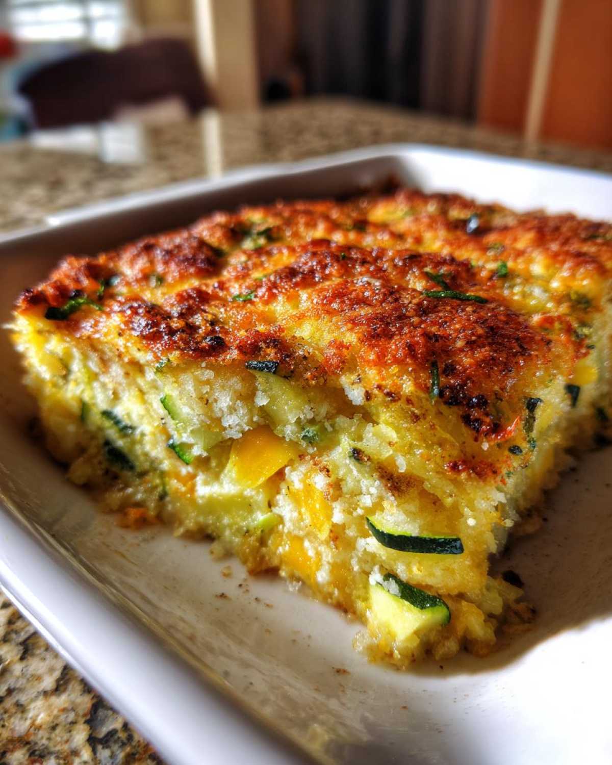 Summer squash casserole - detail 3