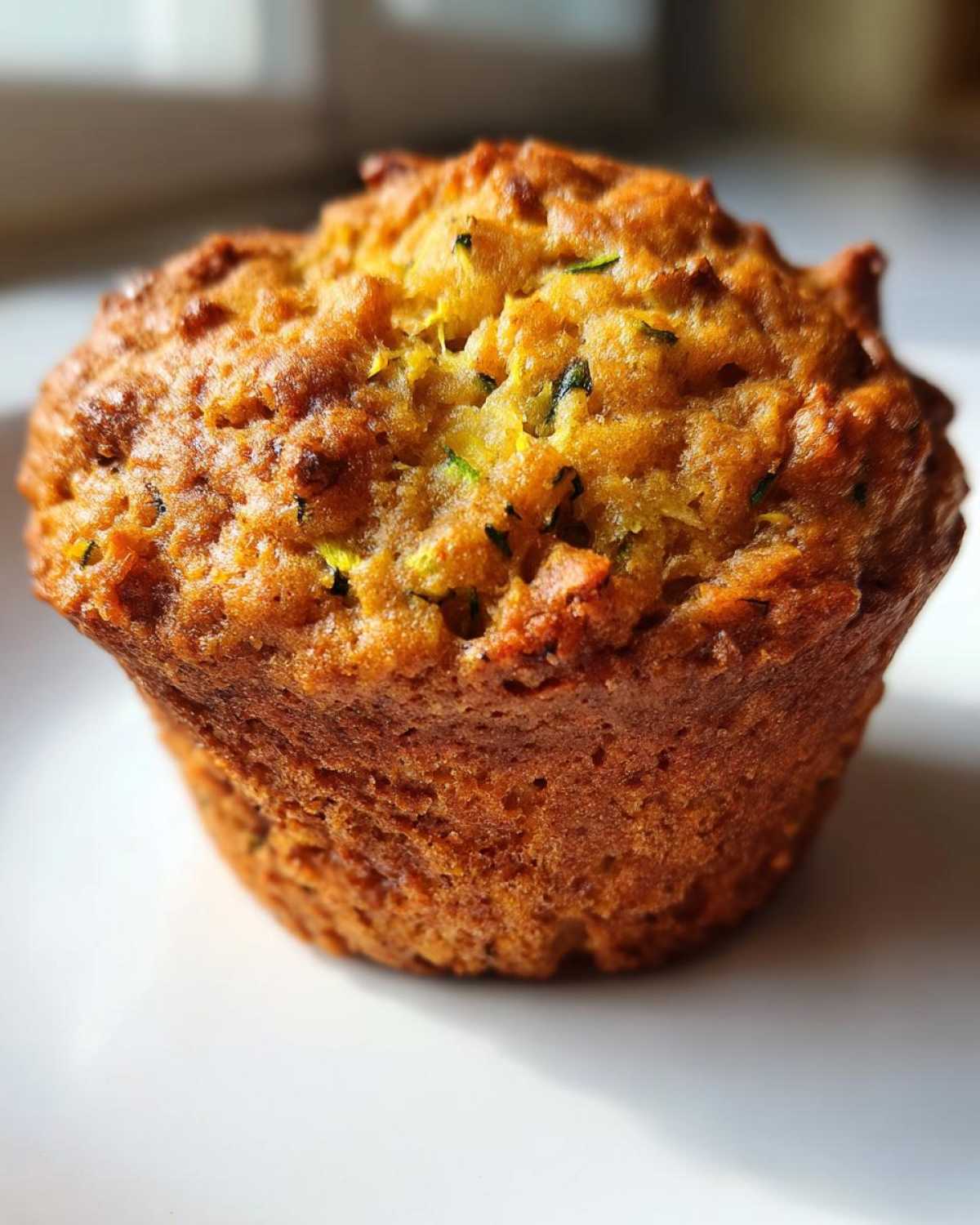 Vegan zucchini muffins - detail 1