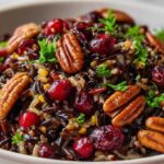 Wild Rice with Cranberries and Pecans