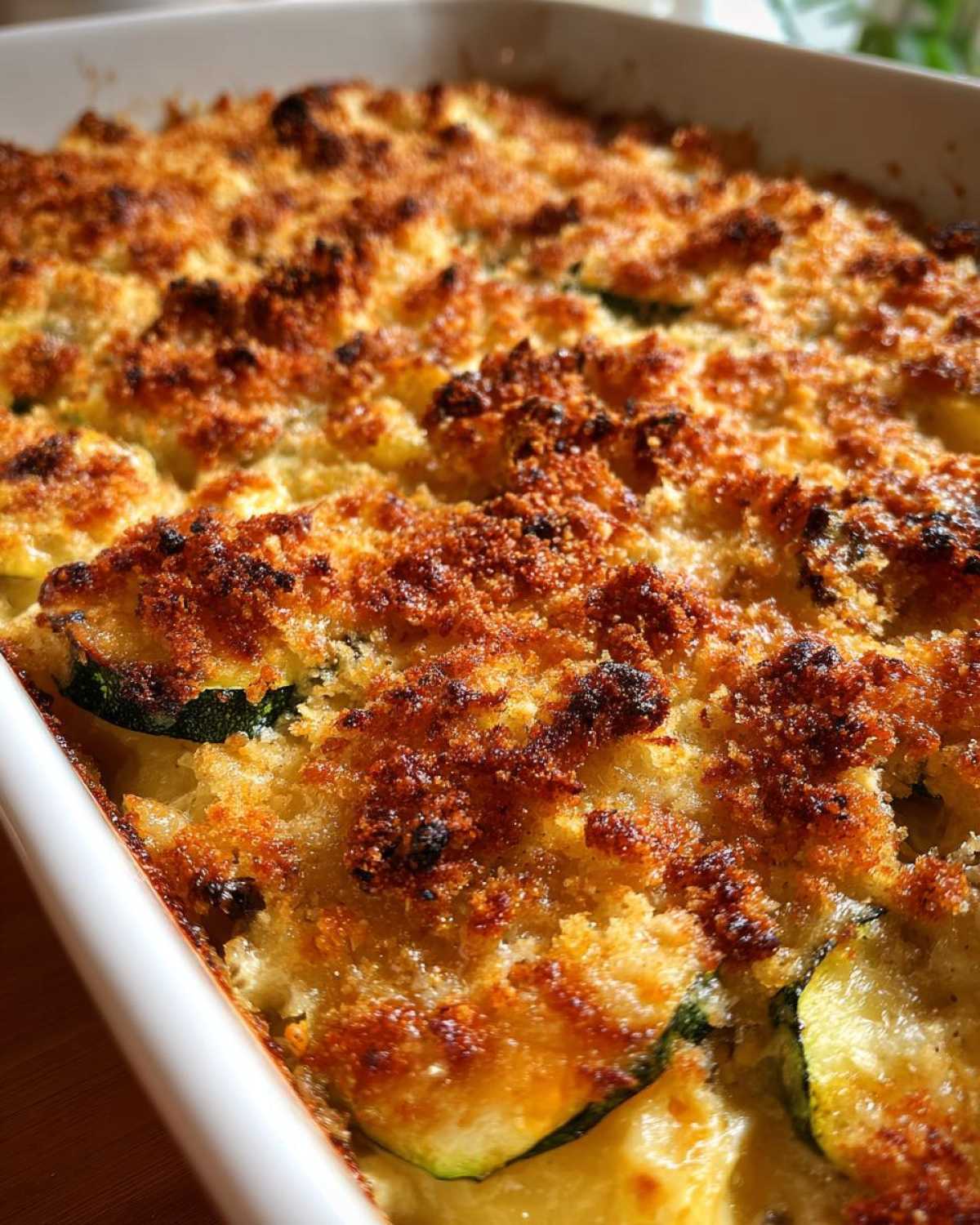 Zucchini squash casserole - detail 4