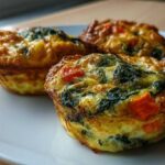 Air Fryer Vegetable Frittata Bites