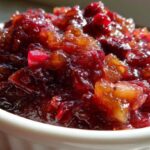 Apple Cranberry Chutney (for cheese platters)