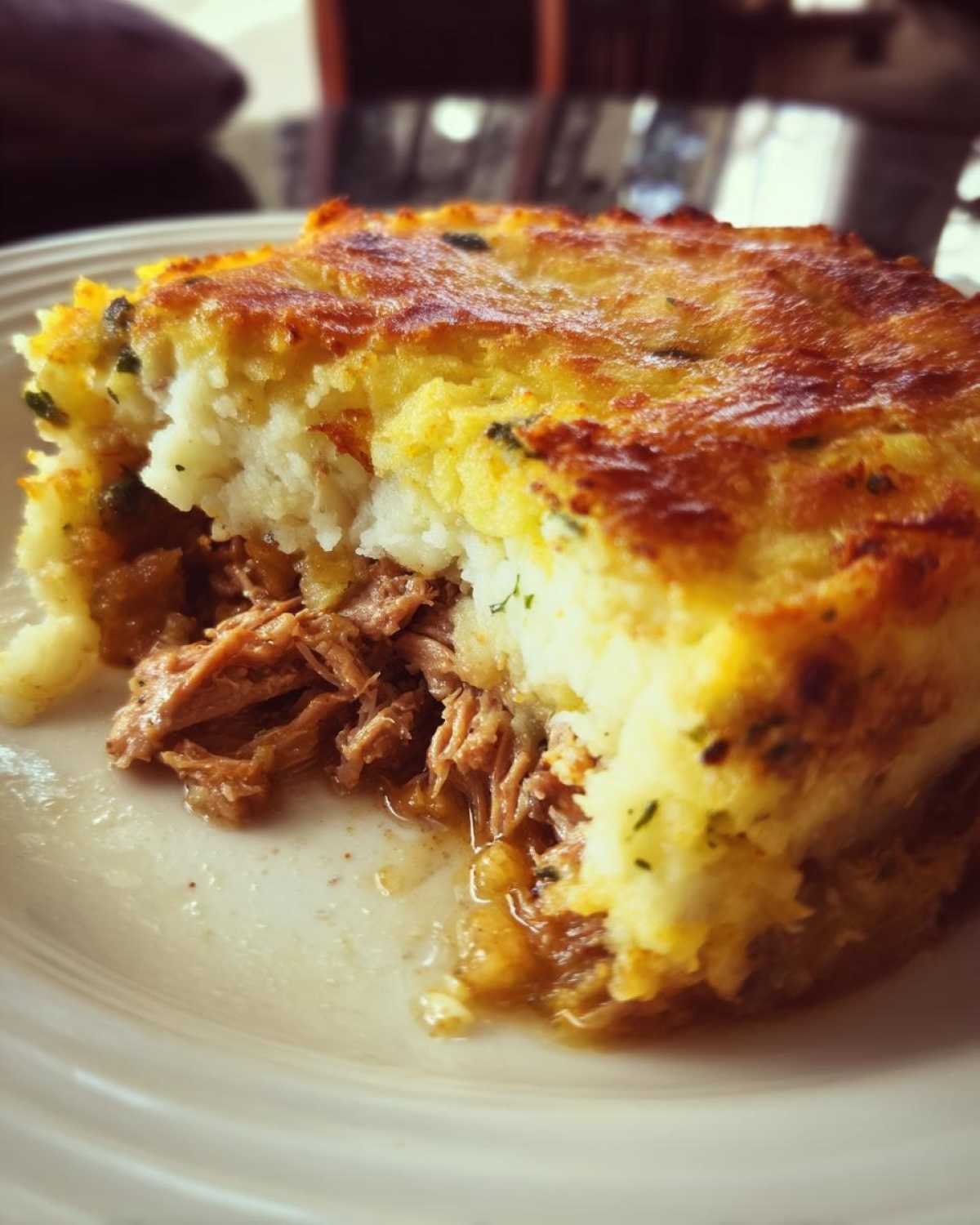 BBQ Pulled Pork Shepherd's Pie - detail 2