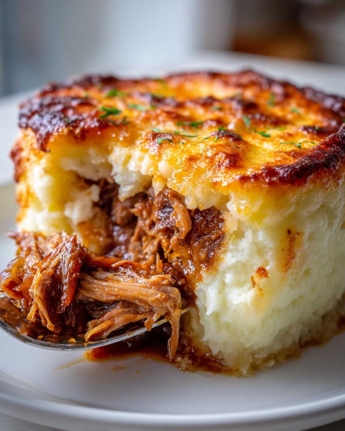 BBQ Pulled Pork Shepherd's Pie - detail 4