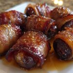 Bacon-Wrapped Whiskey-Glazed Dates