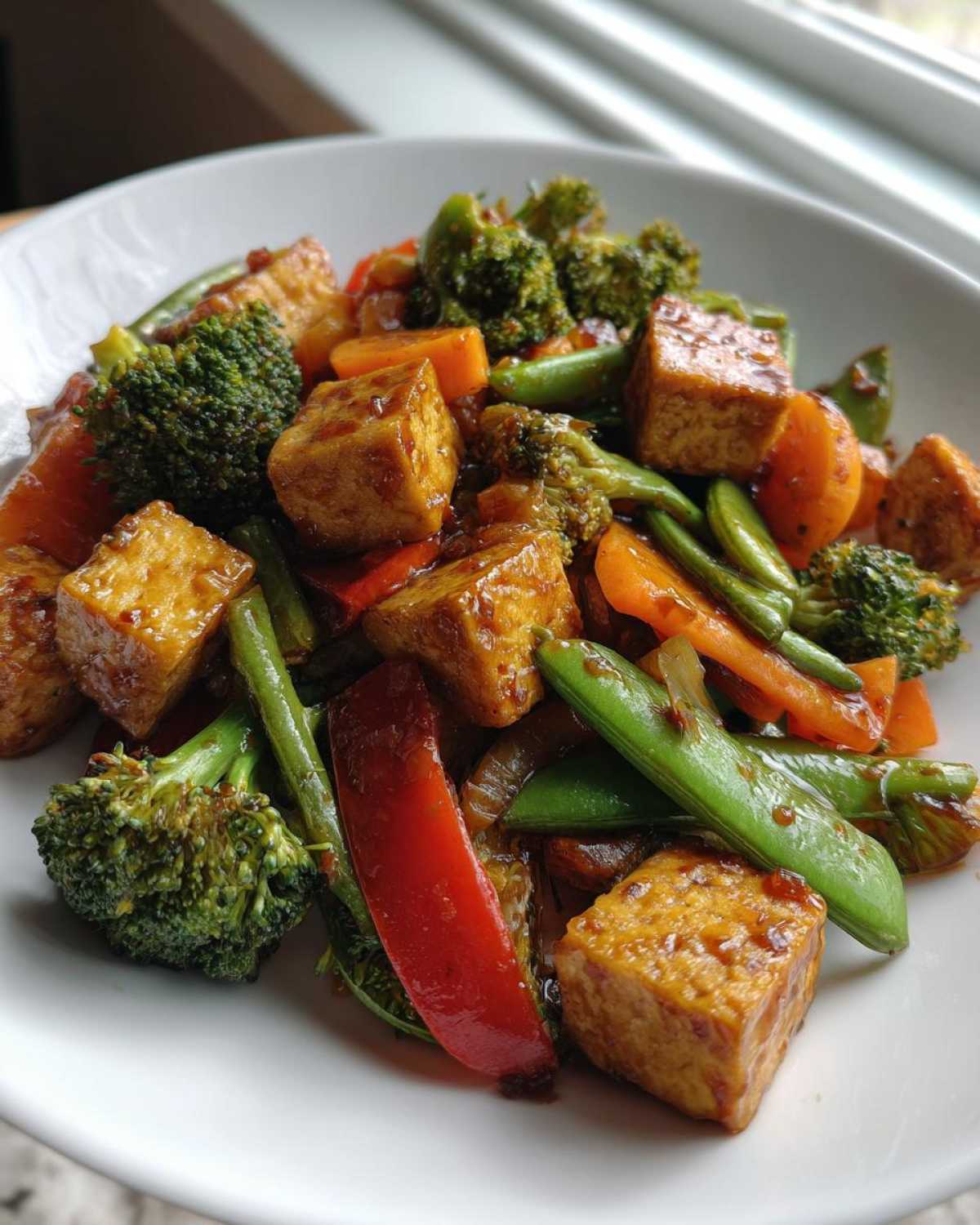 Baked Tofu and Veggie Stir Fry with Tamari - detail 3
