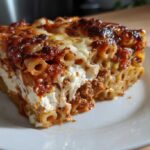Baked Ziti with Mozzarella and Marinara