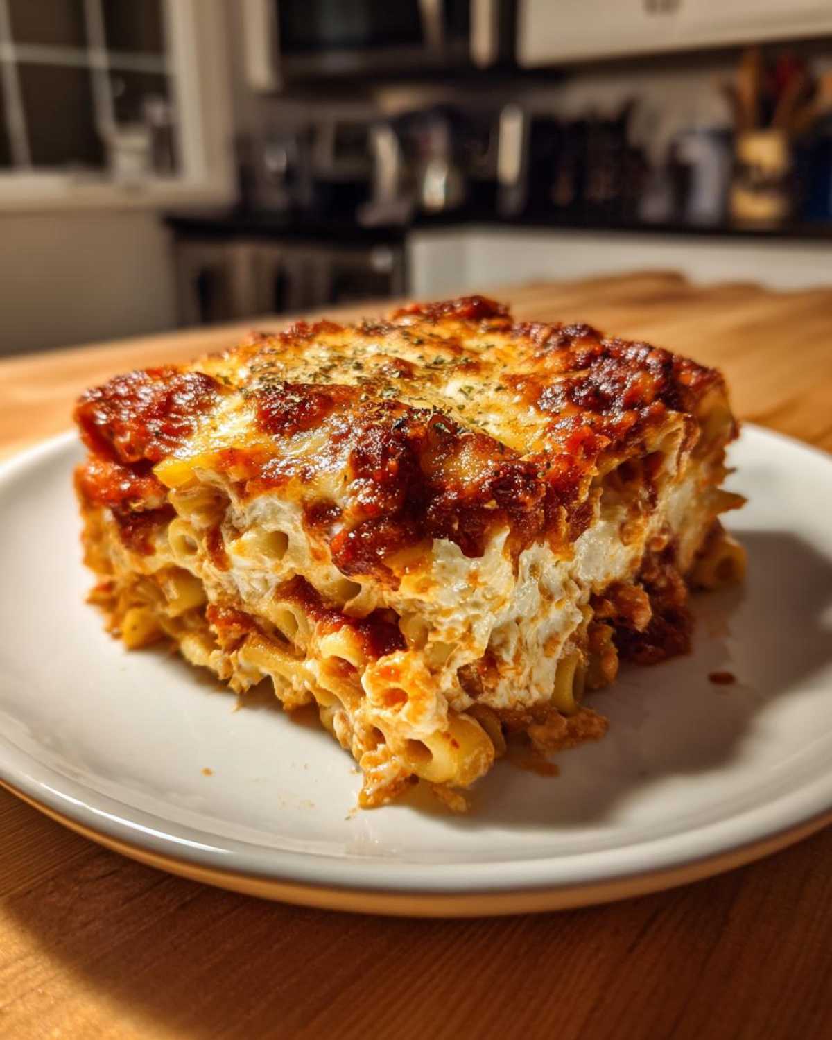 Baked Ziti with Mozzarella and Marinara - detail 3