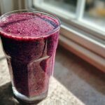 Berry Spinach Smoothie with Chia Seeds