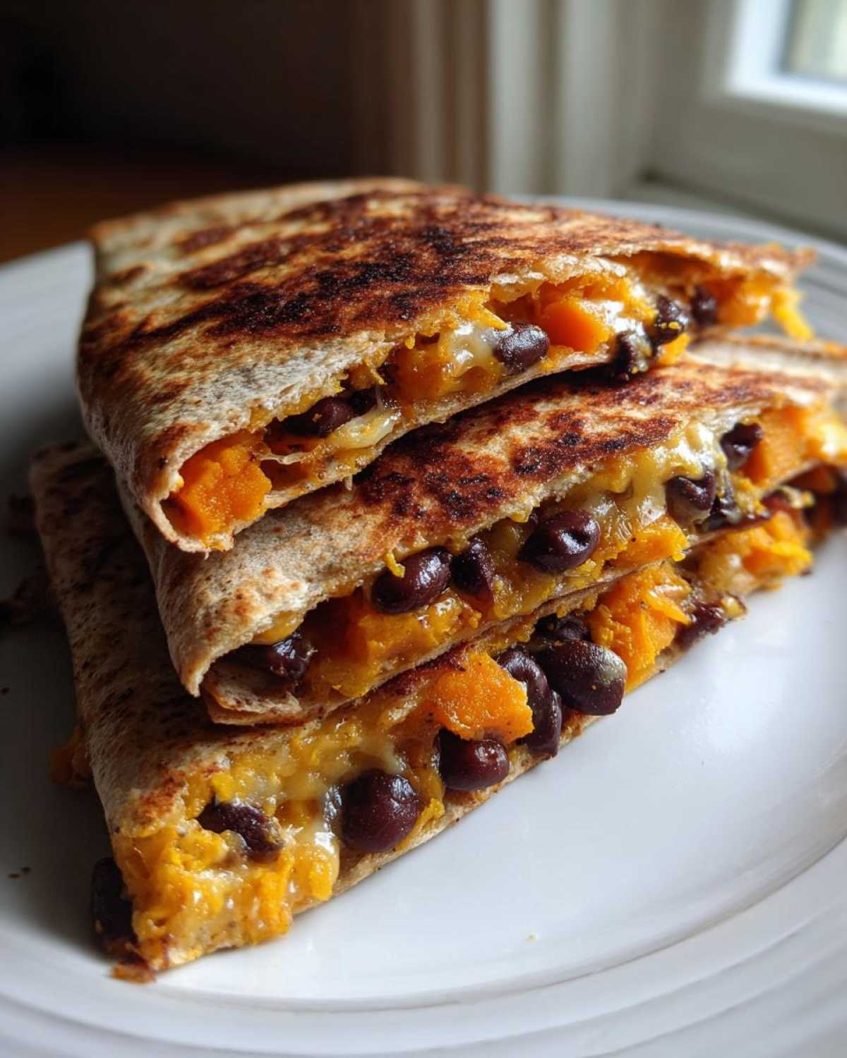 Black Bean and Sweet Potato Quesadillas - detail 4