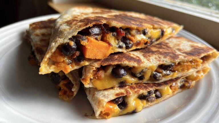 Black Bean and Sweet Potato Quesadillas