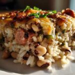 Black-Eyed Pea Hoppin' John Casserole