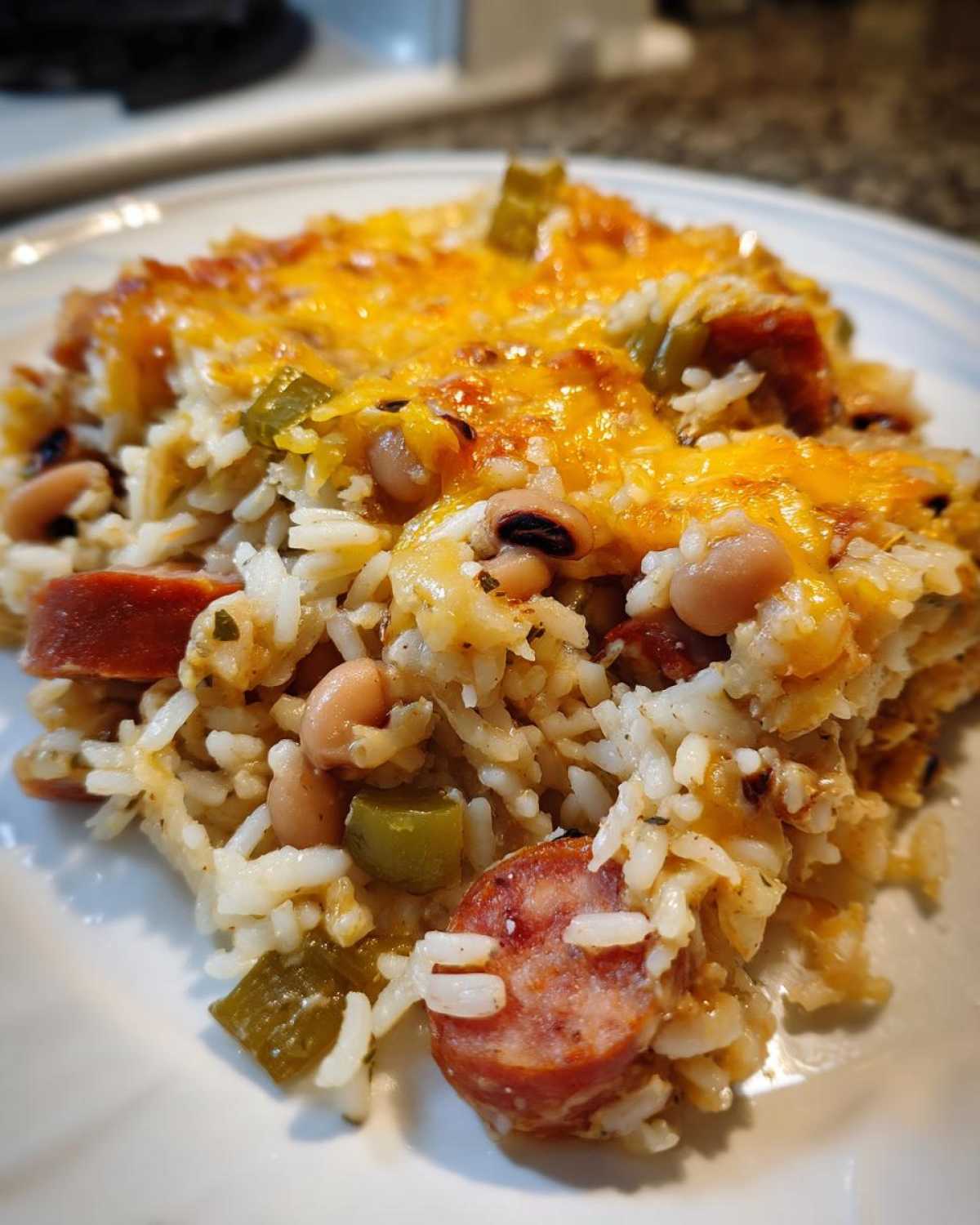 Black-Eyed Pea Hoppin' John Casserole - detail 4