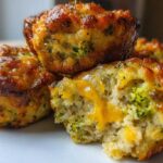 Broccoli Cheddar Stuffing Balls