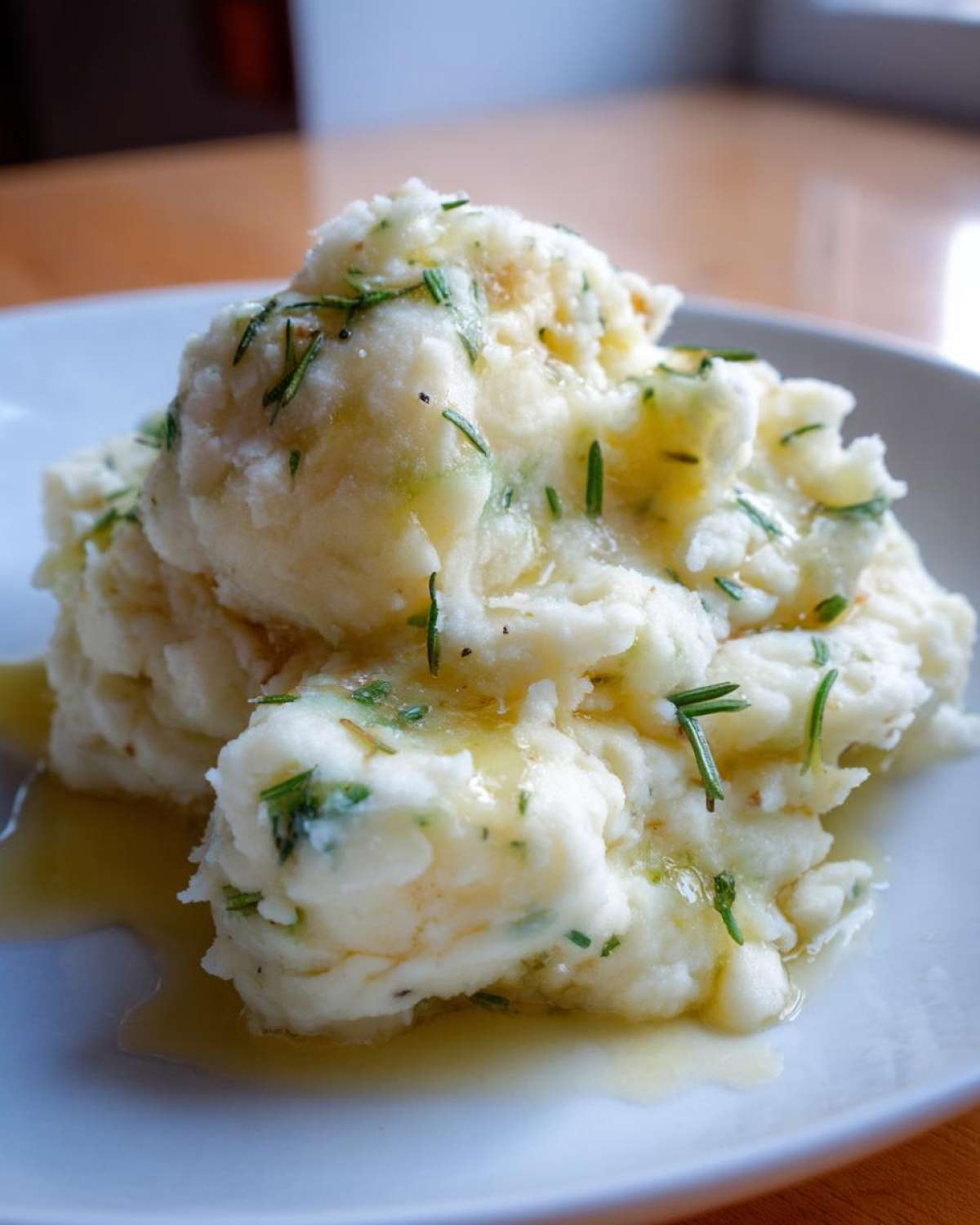 Buttery Mashed Potatoes with Garlic and Rosemary - detail 2