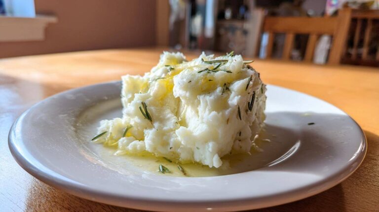 Buttery Mashed Potatoes with Garlic and Rosemary