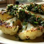 Cauliflower Steak with Chimichurri Sauce