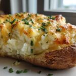 Cheddar and Chive Twice-Baked Potatoes
