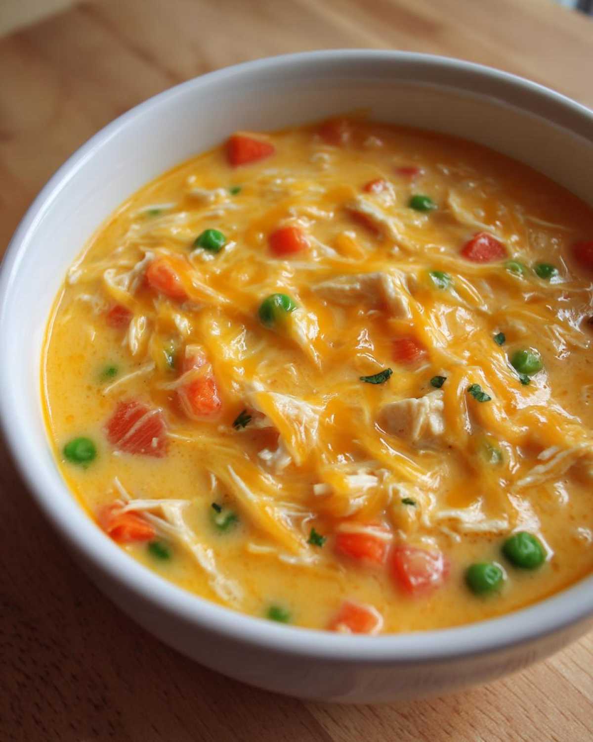 Cheesy Turkey and Vegetable Soup - detail 4