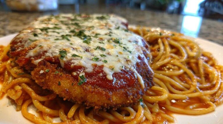 Chicken Parmesan with Spaghetti