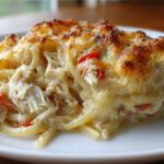 Chicken Tetrazzini Bake