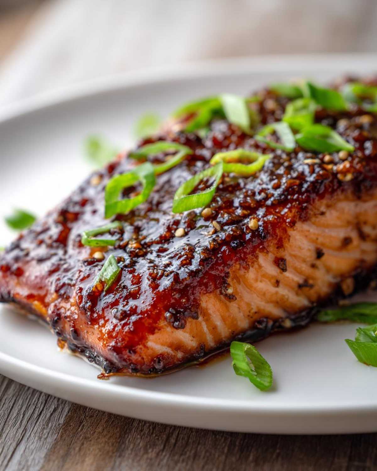 Chinese Five-Spice Glazed Salmon Fillets - detail 2