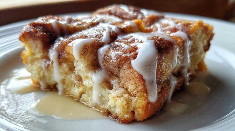Cinnamon Roll French Toast Casserole