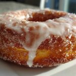 Cinnamon Sugar Cake Donuts with Maple Glaze