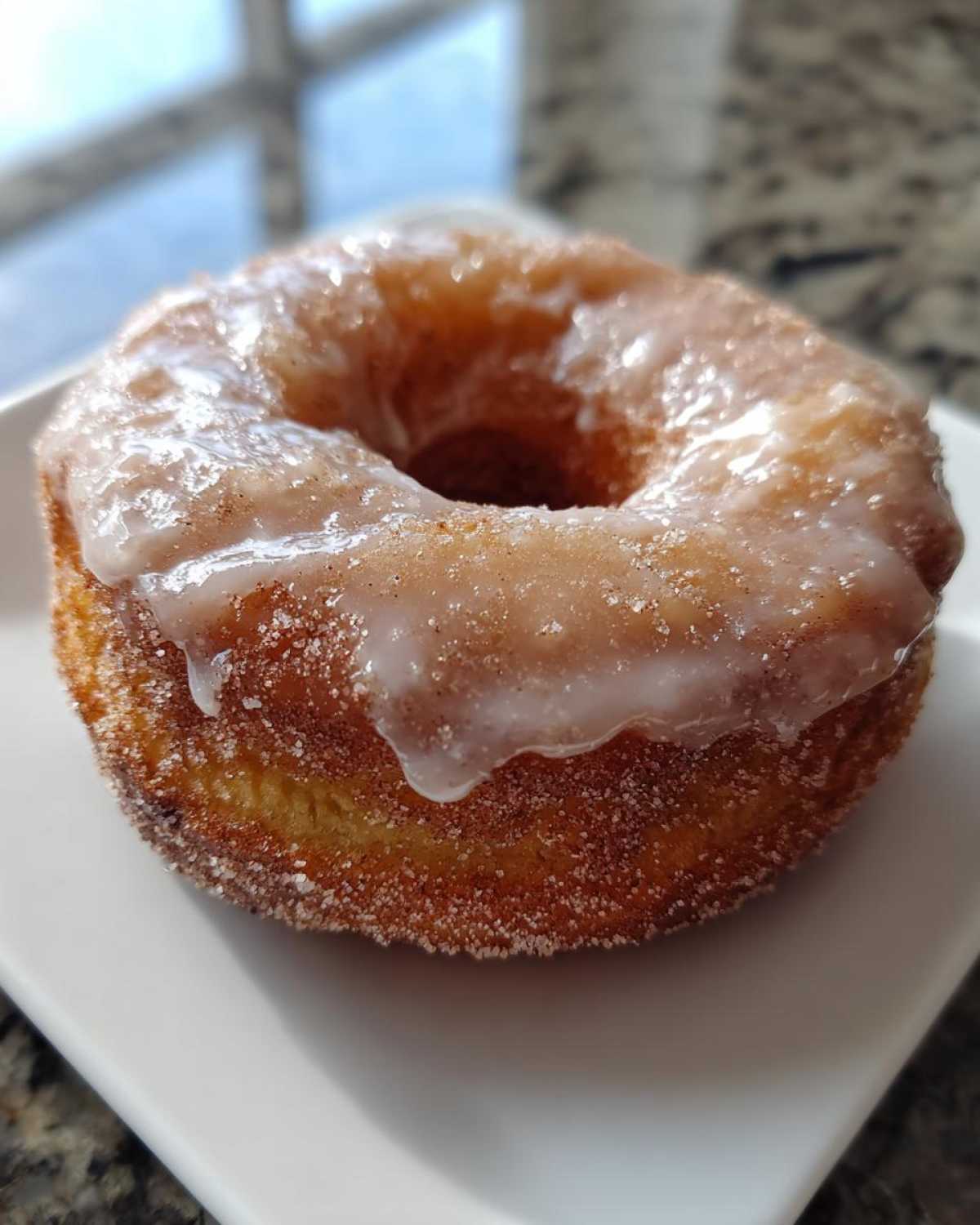Cinnamon Sugar Cake Donuts with Maple Glaze - detail 4