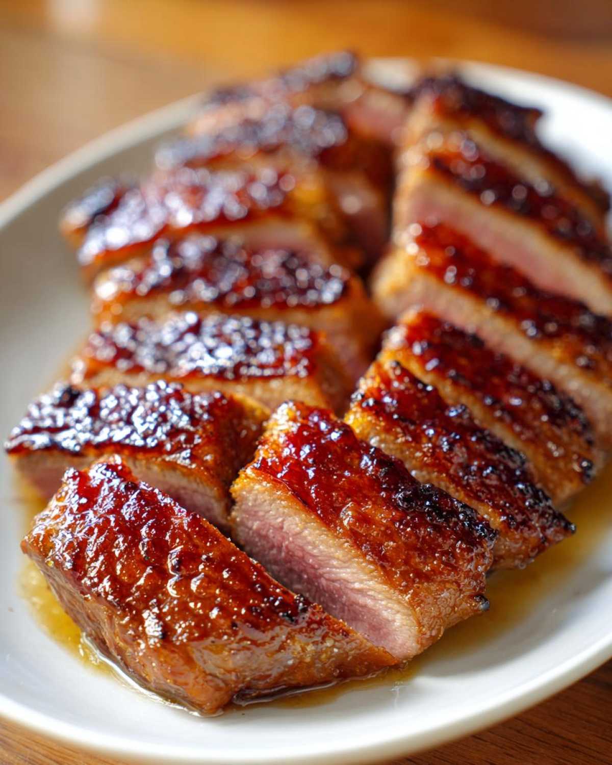 Citrus Honey Glazed Duck Breast - detail 1