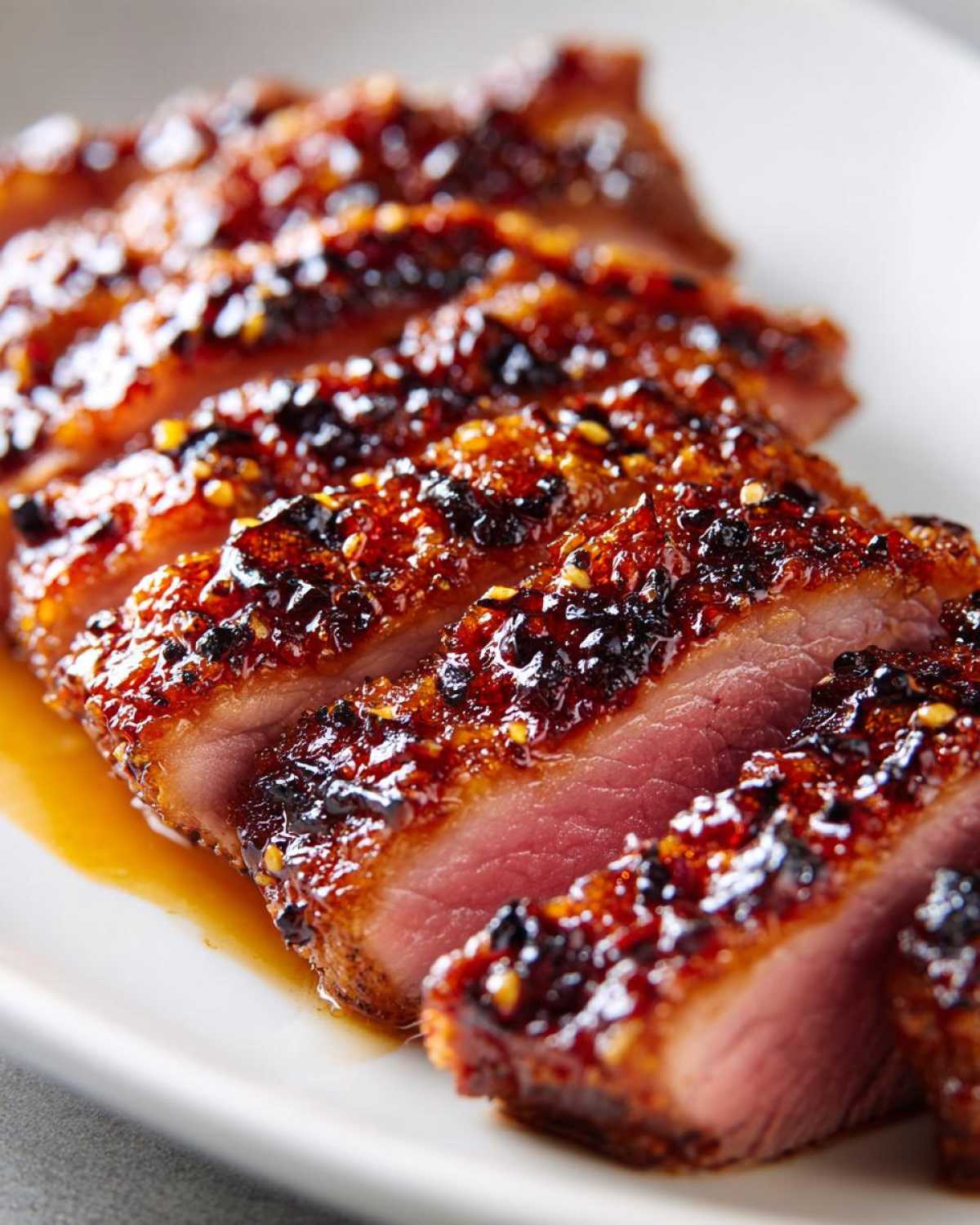 Citrus Honey Glazed Duck Breast - detail 3