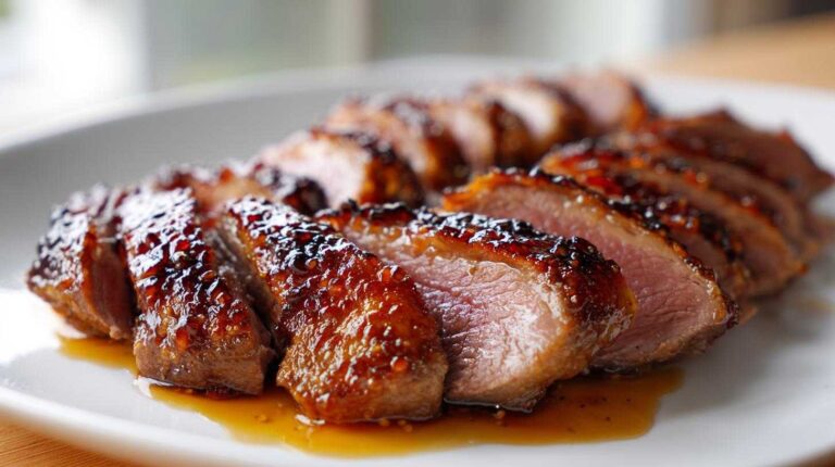 Citrus Honey Glazed Duck Breast