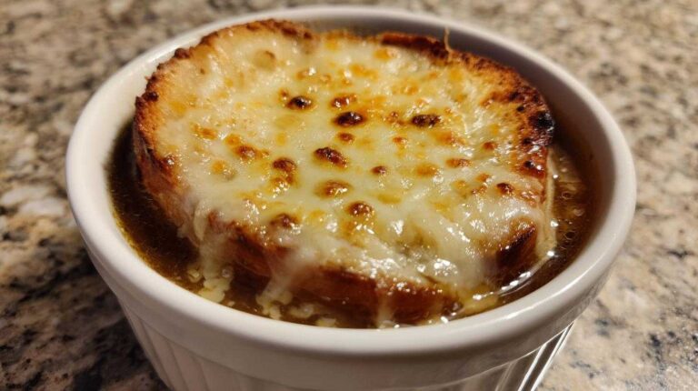 Classic French Onion Soup with Gruyere