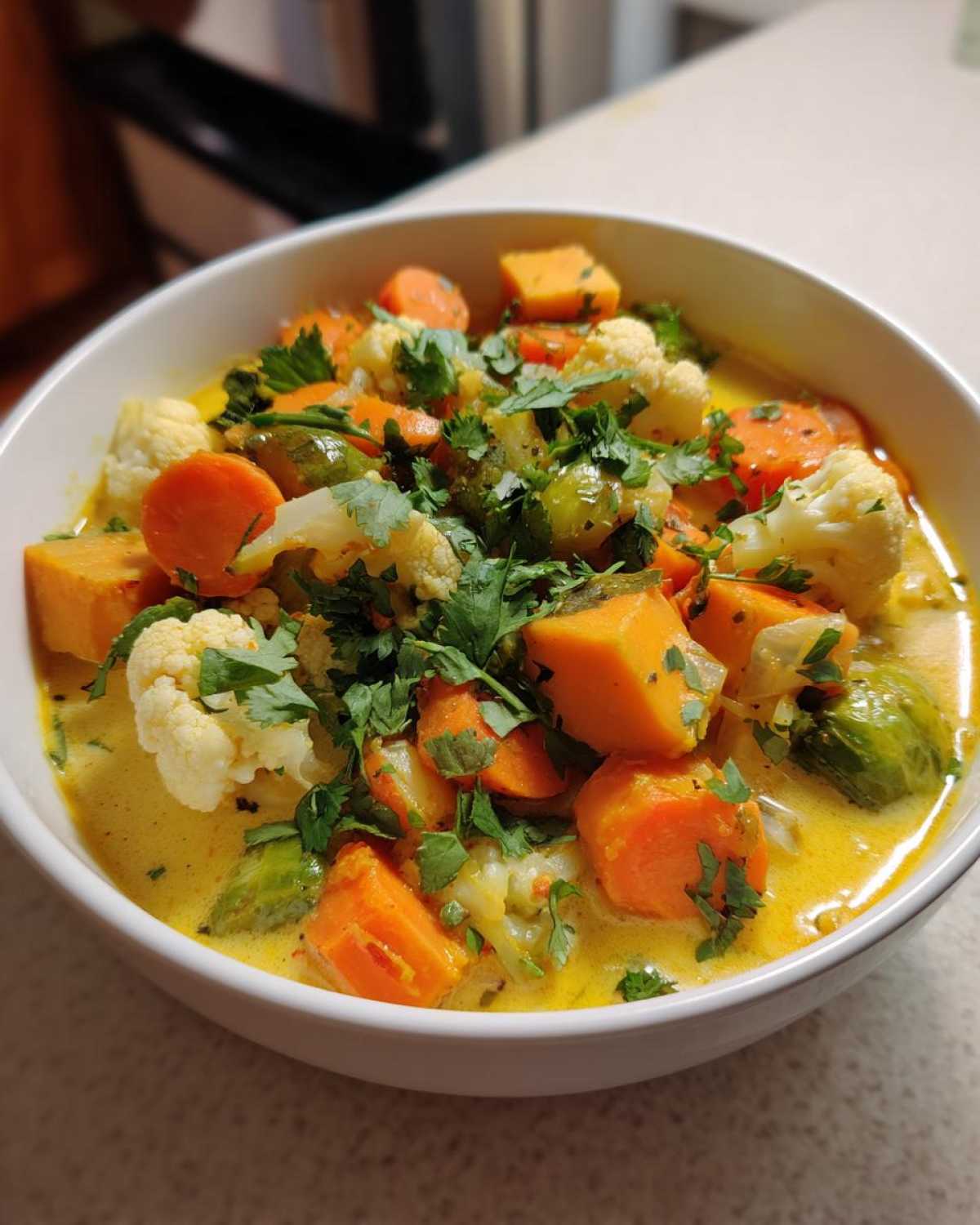 Coconut Curry Winter Vegetable Stew - detail 2