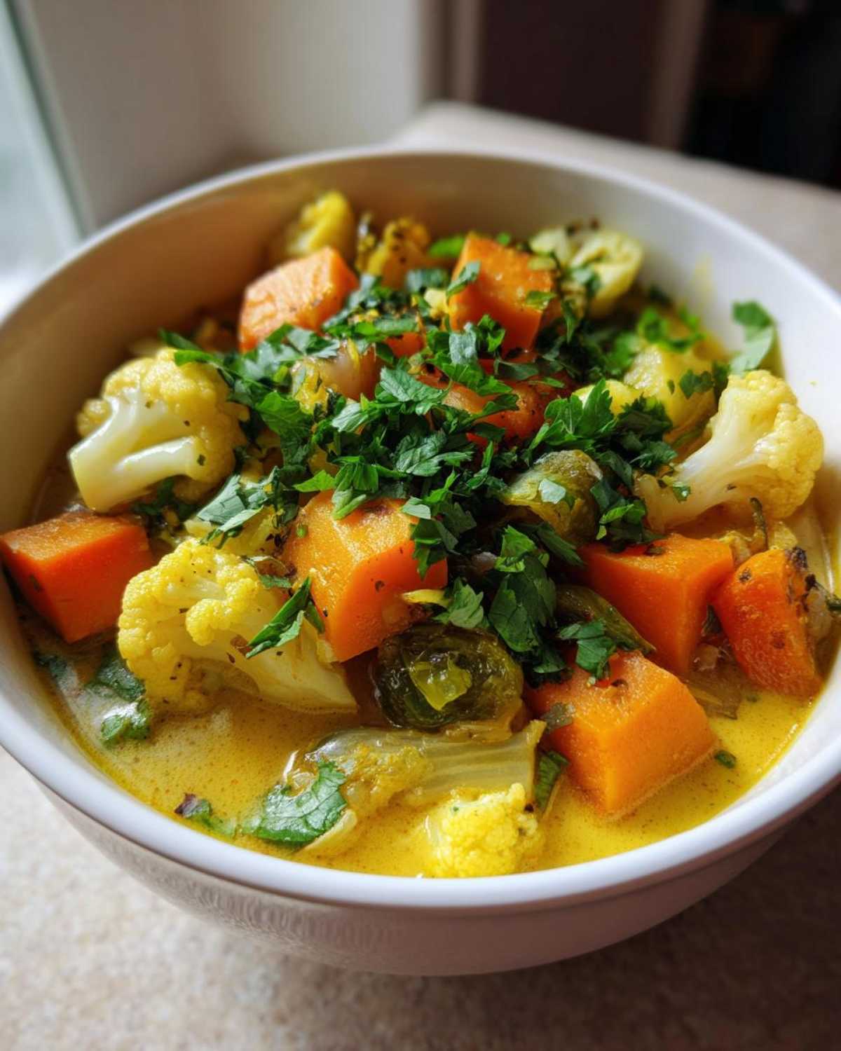 Coconut Curry Winter Vegetable Stew - detail 3