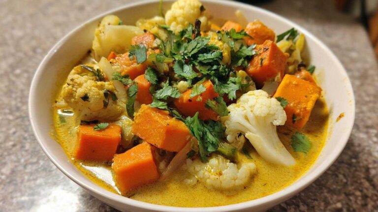 Coconut Curry Winter Vegetable Stew