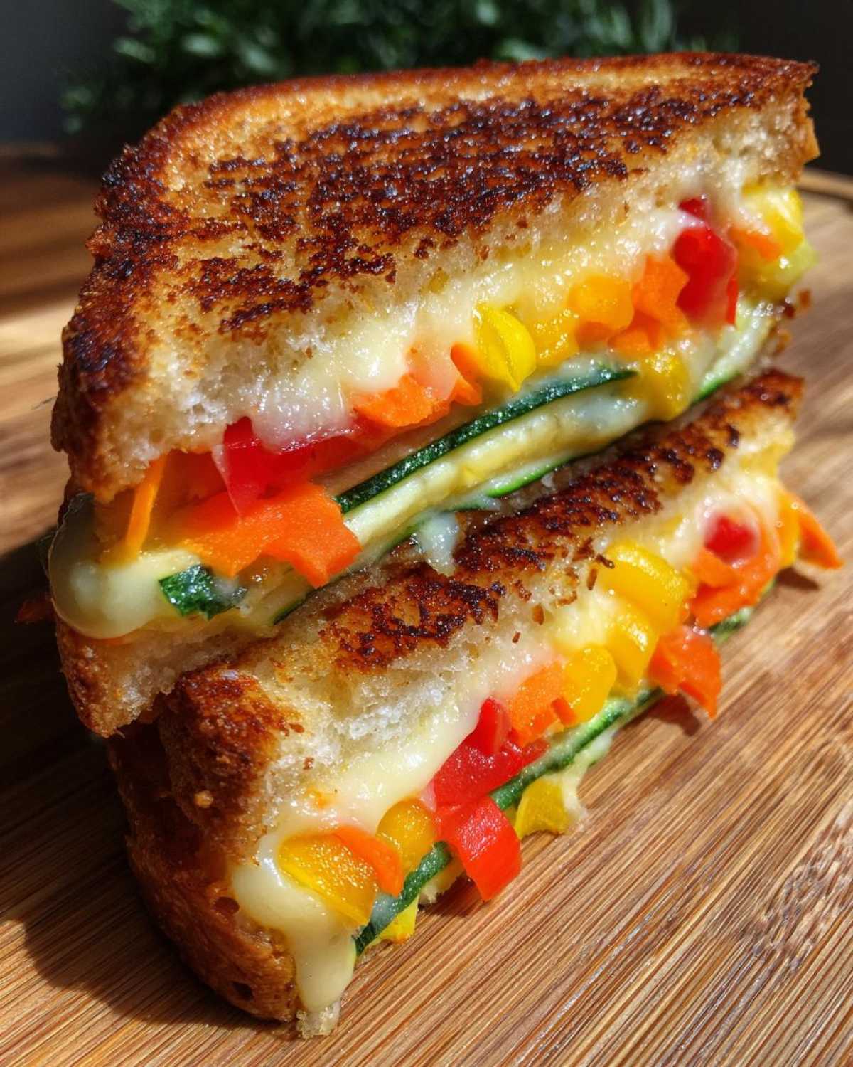 Colorful Rainbow Veggie Grilled Cheese - detail 3