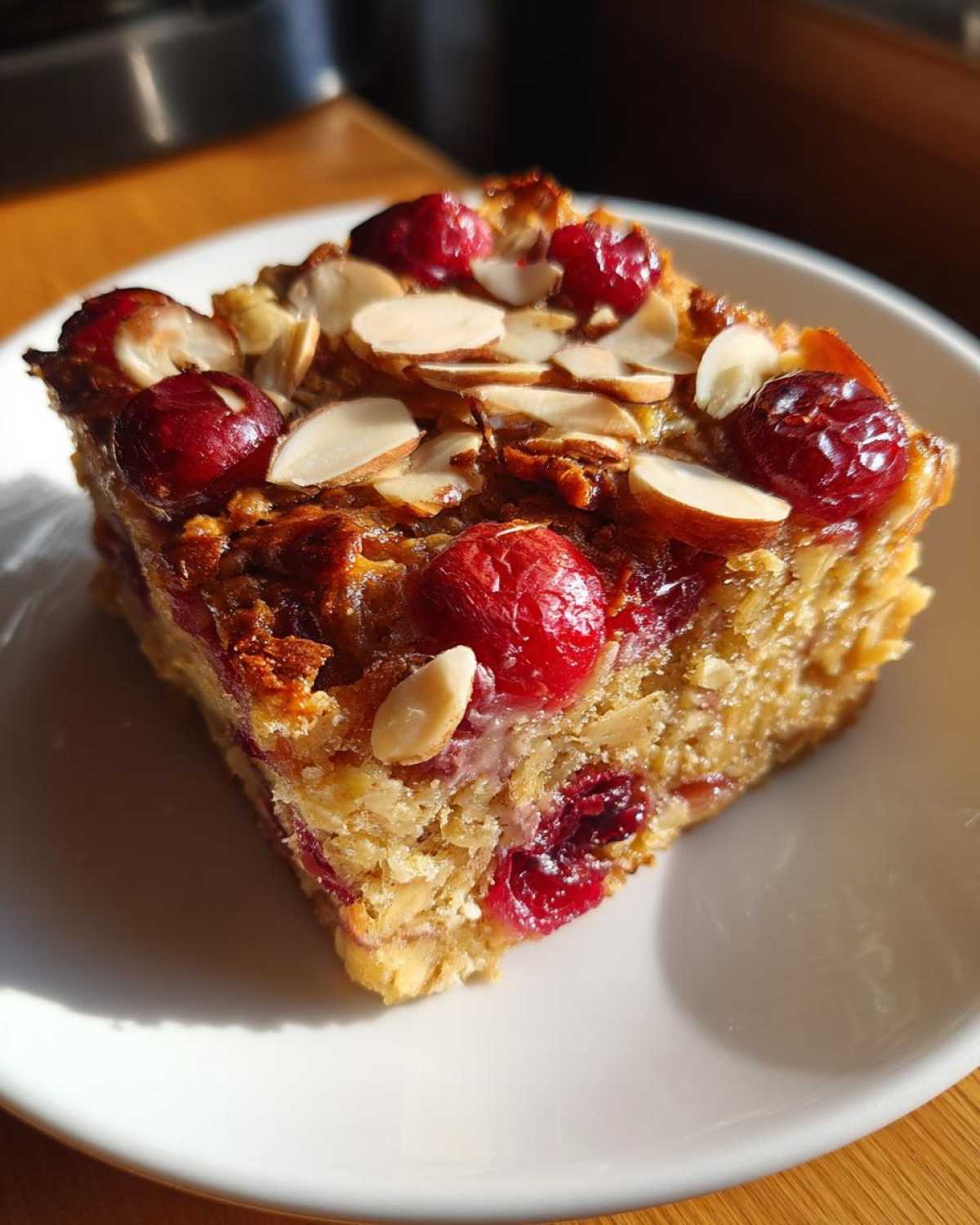Cranberry Almond Baked Oatmeal - detail 2
